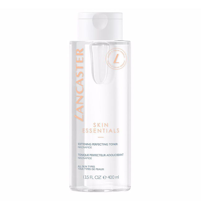 Lancaster Skin Essentials Softening Perfecting Toner 400ml Bottle of Lancaster Softening Perfecting Toner by Lancaster, a watery toner indicated for purifying and balancing skin.