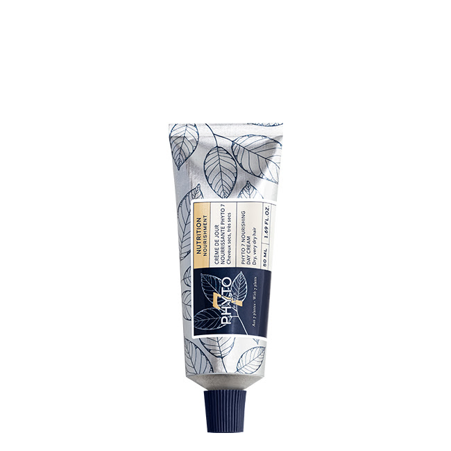 PhytoNutritionPhyto7DayCream50ml Tube of Phyto Nutrition Phyto7 Day Cream by Phyto, a cream indicated for disciplining and easing combing of dry hair.