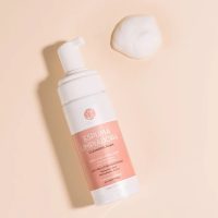 a foaming cleanser indicated for removing makeup and impurities.