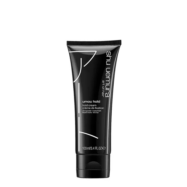 ShuUemuraStyleUmouHoldCream100ml Tube of Shu Uemura Style Umou Hold Cream by Shu Uemura, a styling cream indicated for strong hold and natural hair shine.