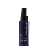 Bottle  of  Shu  Uemura  Yubi  Blonde  Anti-Brass  Heat  Protection  Purple  Serum,  a  serum  indicated  for  neutralizing  bronze  tones  in  blonde  hair.