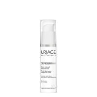 Product  container  of  Uriage  Dépiderm  Anti-Dark  Spot  Intensive  Care  by  Uriage,  a  care  cream  indicated  for  correcting  dark  spots.