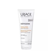 Bottle  of  Uriage  Dépiderm  Brightening  Cleansing  Foaming  Cream  by  Uriage,  a  foaming  cream  indicated  for  brightening  facial  skin.