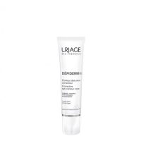 Tube  of  Uriage  Dépiderm  Corrective  Eye  Contour  Care  by  Uriage,  a  gel-cream  indicated  for  reducing  puffiness  and  dark  circles.
