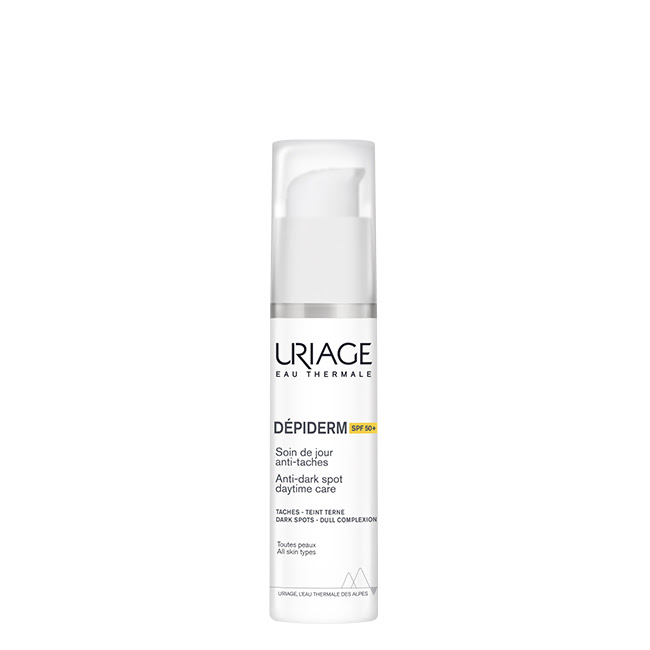 UriageDépidermSPF50+Anti-DarkSpotDaytimeCare30ml Tube of Uriage Dépiderm SPF50