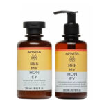Box of Apivita Bee My Honey Set Revitalizing Body Delights by Apivita, a body set indicated for cleansing and moisturizing skin.