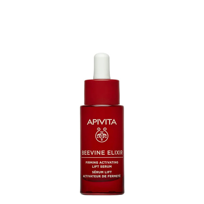 ApivitaBeeVineElixirFirmingActivatingLiftSerum30ml Bottle of Apivita BeeVine Elixir Firming Activating Lift Serum by Apivita, a light serum indicated for firming and lifting the face.