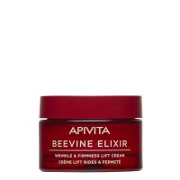 Jar  of  Apivita  BeeVine  Elixir  Wrinkle  and  Firmness  Lift  Rich  Cream  by  Apivita,  a  rich  cream  indicated  for  filling  wrinkles  and  firming.