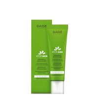 Jar  of  Babé  Stop  AKN  Repairing  Moisturiser  by  Babé,  a  moisturizing  cream  indicated  for  acne-prone  skin  repair.