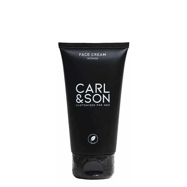 Carl&SonFaceCreamIntense75ml Jar of Carl & Son Face Cream Intense by Carl & Son, a velvety face cream indicated for intense hydration and nourishment for men.