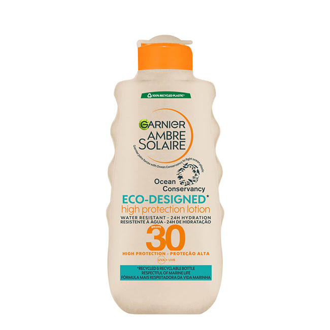 GarnierAmbreSolaireEco-DesignLotionSPF30200ml Garnier Ambre Solaire Eco-Design Leite Solar SPF30 200ml - Image 1