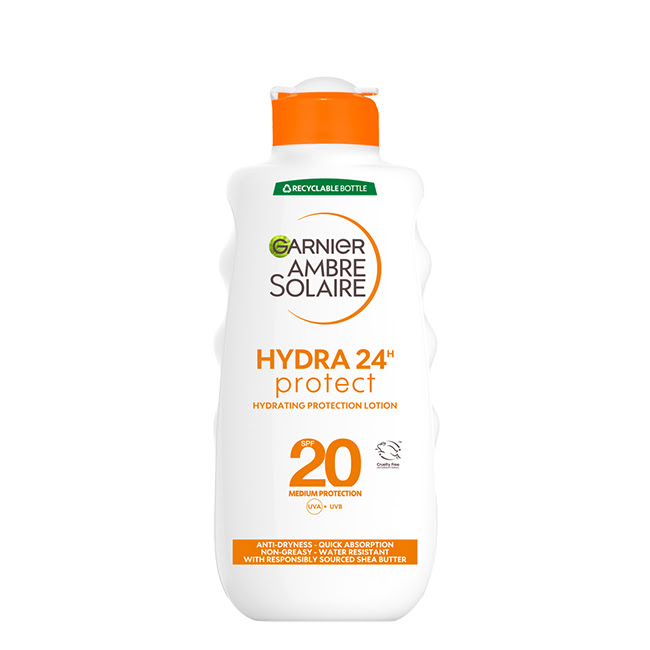 GarnierAmbreSolaireHydra24ProtectLotionSPF20200ml ガルニエ アンブル ソレール ハイドラ 24 プロテクト ローション SPF20 200ml - 画像 (1)