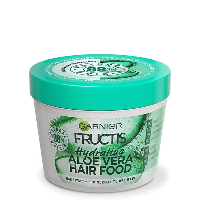GarnierFructisHairFoodAloeVeraHydratingMask390ml ガルニエ フルクティス ヘアフード アロエベラ ハイドレーティング マスク 390ml - 画像 (1)