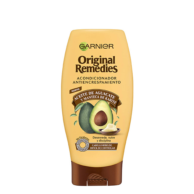 GarnierOriginalRemediesAvocadoandSheaButterConditioner250ml Garnier Original Remedies Aguacate y Karité Acondicionador 250ml - Image 1