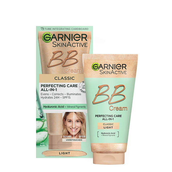 GarnierSkinActiveBBCreamClassicLightTone50ml Garnier SkinActive Crema BB Classic Tono Claro 50ml - Image 1