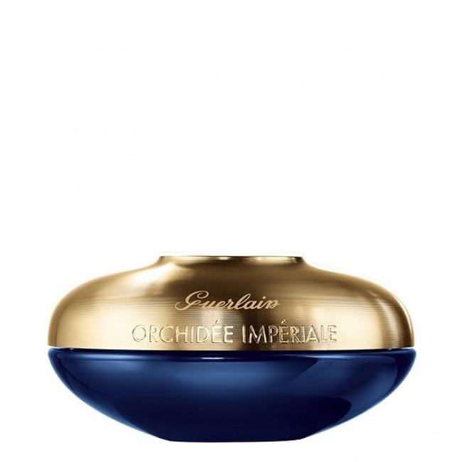 GuerlainOrchidéeImpérialeRichCream50ml Jar of Guerlain Orchidée Impériale Rich Cream by Guerlain, a velvety cream indicated for nourishing dry skin and anti-aging.