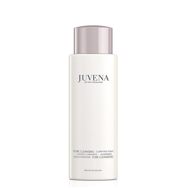 JuvenaPureCleansingClarifyingTonic200ml Bottle of Juvena Pure Cleansing Clarifying Tonic by Juvena, a fluid lotion indicated for refreshing, toning and purifying the skin.