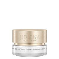 Jar  of  Juvena  Skin  Rejuvenate  Intensive  Nourishing  Day  Cream  by  Juvena,  a  light  cream  indicated  for  nourishing  dry  to  very  dry  skin.