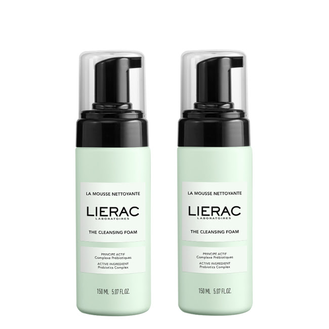 LieracCleanserTheCleansingFoamDuo2x150ml Lierac Cleanser The Cleansing Foam Duo 2x150ml