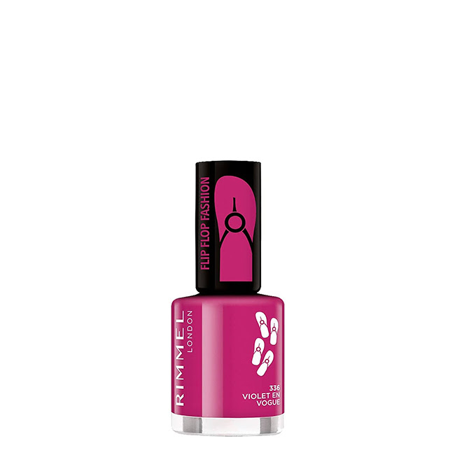 RimmelLondon60SecondsSuperShineNailPolishColor336VioletenVogue8ml Rimmel London 60 Seconds Super Shine Verniz de Unhas Cor 336 Violet en Vogue 8ml - Image 1