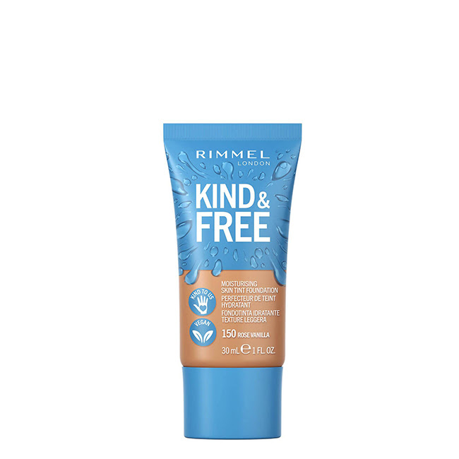 RimmelLondonKindFreeSkinTintFoundation150RoseVanilla30ml Rimmel London Kind & Free Base Color 150 Rose Vanilla 30ml - Image 1