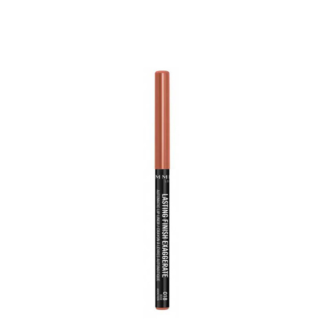 RimmelLondonLastingFinishExaggerateLipLiner018RoseAddiction Rimmel London Lasting Finish Exaggerate Perfilador Cor 018 Rose Addiction - Image 1