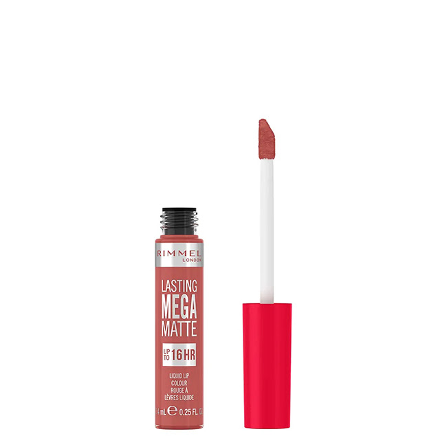 RimmelLondonLastingMegaMatteLiquidLipColour200PinkBlink74ml Rimmel London Lasting Mega Matte Batom Líquido Cor 200 Pink Blink 7,4ml - Image 1
