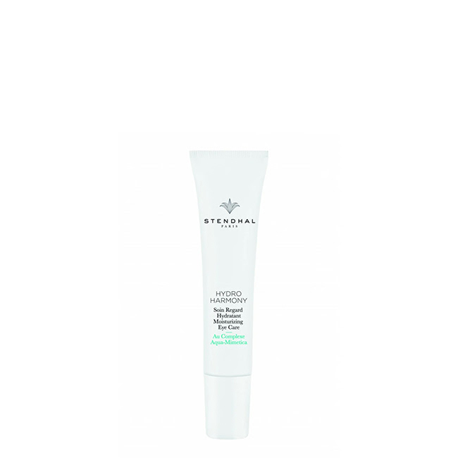 StendhalHydroHarmonyMoisturizingEyeCare15ml Product container of Stendhal Hydro Harmony Moisturizing Eye Care by Stendhal, a gel indicated for reducing puffiness and dark circles.