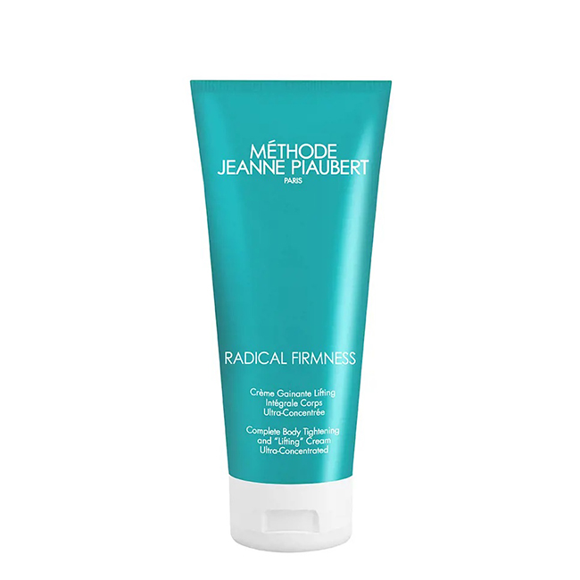 JeannePiaubertRadicalFirmnessBodyTighteningandLiftingCream200ml Product container of Jeanne Piaubert Radical Firmness Body Tightening and Lifting Cream by Jeanne Piaubert, a firming cream.