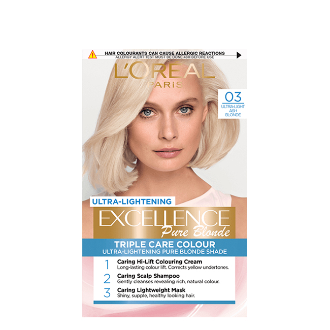 L'OréalParisExcellenceCrème03UltraLightAshBlonde L'Oréal Paris Excellence Crème 03 Ultra Light Ash Blonde