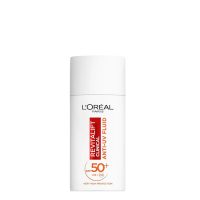 Bottle  of  LOreal  Paris  Revitalift  Clinical  Anti-UV  Fluid  SPF50