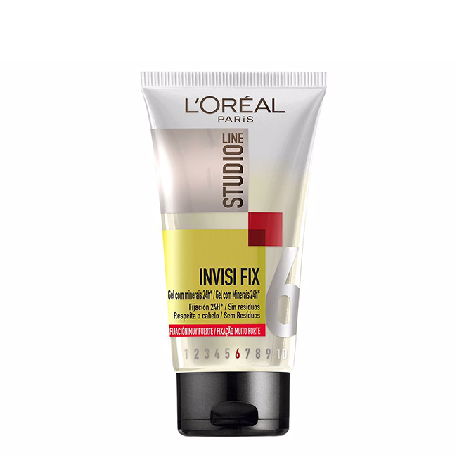 L'OrealStudioLineInvisiFix6VeryStrongHoldGel150ml L'Oreal Studio Line Invisi Fix 6 Very Strong Hold Gel 150ml