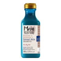 Bottle  of  Maui  Moisture  Coconut  Milk  Nourish  &  Moisture  Shampoo  by  Maui  Moisture,  a  shampoo  indicated  for  nourishing  dry  hair.