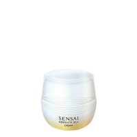 Jar  of  Sensai  Absolute  Silk  Cream  by  Sensai,  a  smooth  rich  cream  indicated  for  deeply  regenerating  and  moisturizing  facial  skin.