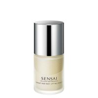 Bottle  of  Sensai  Cellular  Performance  Throat  &  Bust  Lifting  Effect  by  Sensai,  a  silky  essence  indicated  for  firming  the  neck  and  bust.