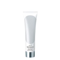 Jar  of  Sensai  Silky  Purifying  Mud  Soap  by  Sensai,  a  clay  mask  indicated  for  eliminating  impurities  and  excess  sebum.