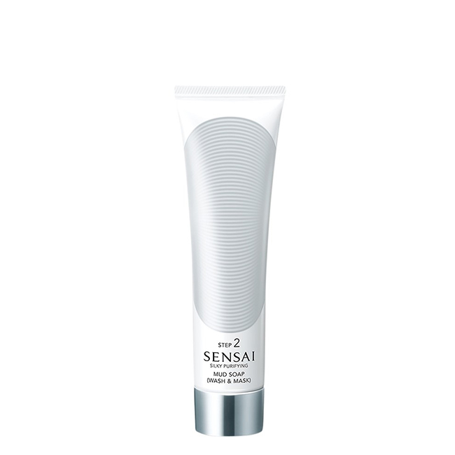 SensaiSilkyPurifyingMudSoap125ml Jar of Sensai Silky Purifying Mud Soap by Sensai, a clay mask indicated for eliminating impurities and excess sebum.