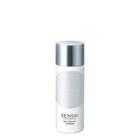 Product  container  of  Sensai  Silky  Purifying  Peeling  Powder  by  Sensai,  a  powder  indicated  for  deep  cleansing  and  exfoliation.
