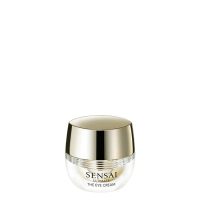 Product  container  of  Sensai  Ultimate  The  Eye  Cream  by  Sensai,  a  nourishing  cream  indicated  for  reducing  puffiness  and  dark  circles.