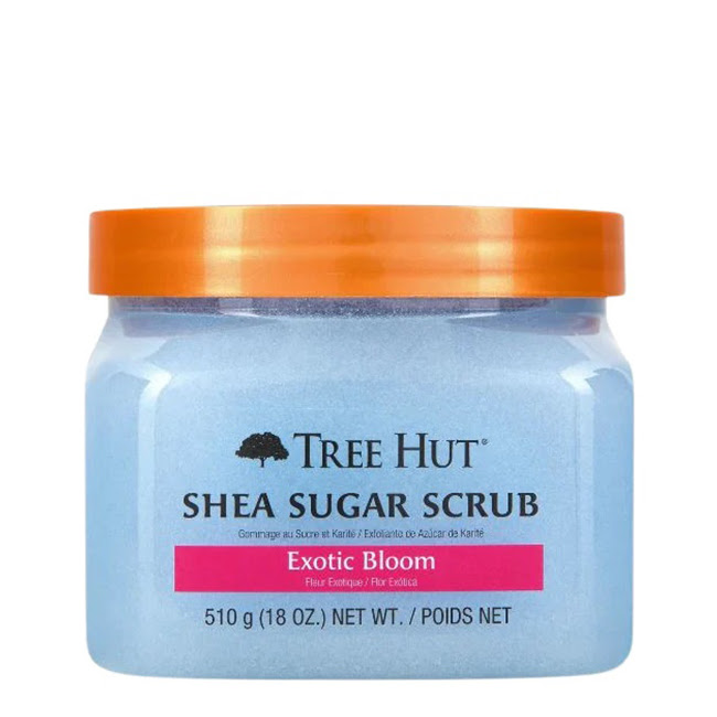TreeHutExoticBloomSheaSugarScrub510g Tree Hut Exotic Bloom Shea Sugar Scrub Esfoliante Corporal 510g - Image 1