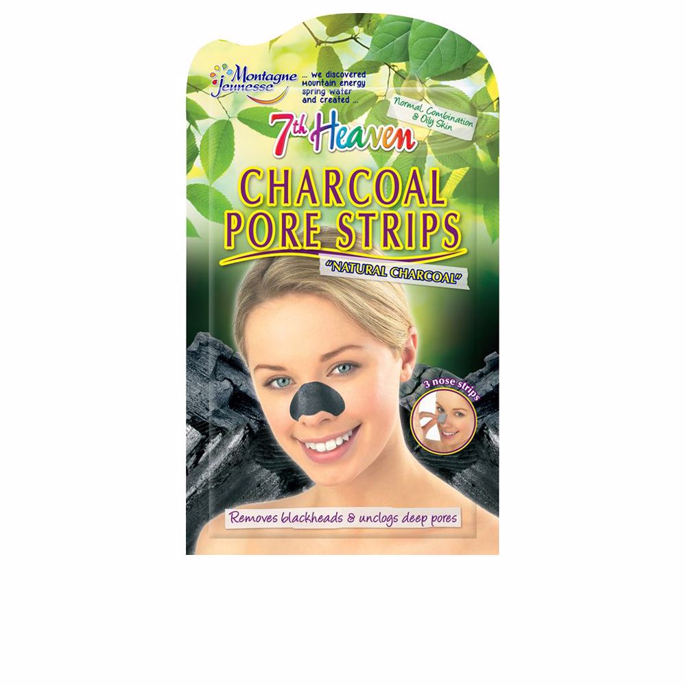 7ThHeavenCharcoalPoreStripsx3 Box of 7Th Heaven Charcoal Pore Strips by 7Th Heaven, an adhesive strip indicated for removing blackheads and excess oil.