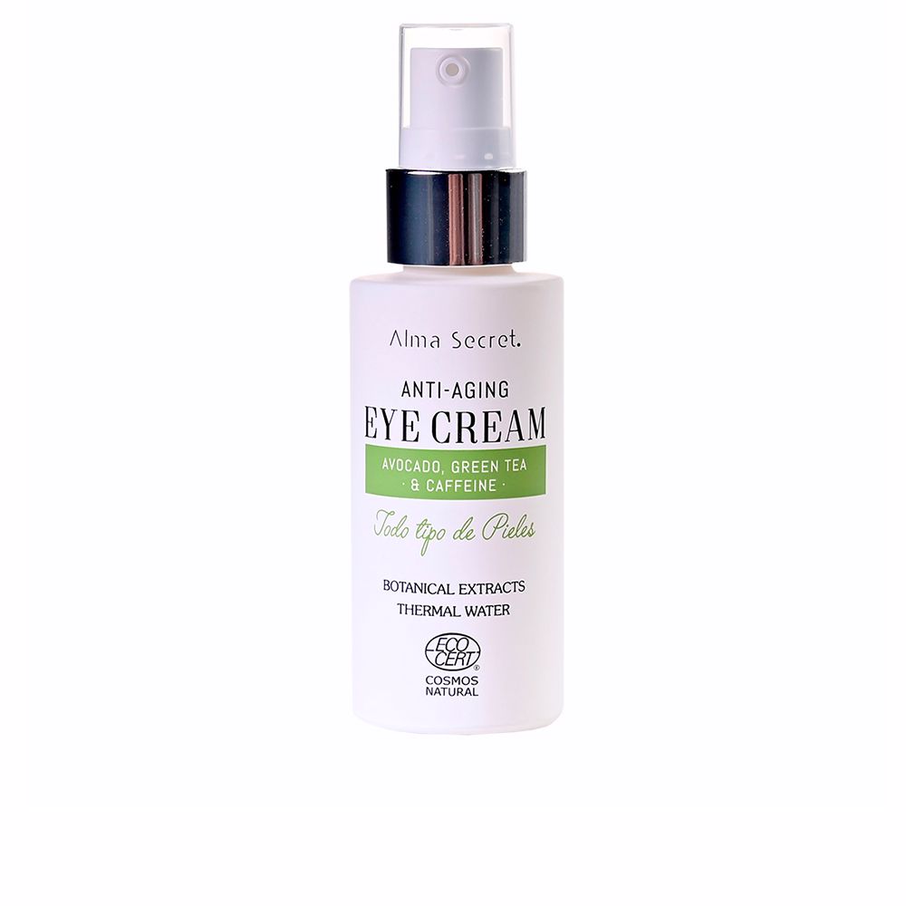 AlmaSecretAnti-AgingEyeCream30ml Jar of Alma Secret Anti-Aging Eye Cream by Alma Secret, a creamy eye cream indicated for reducing dark circles and fine lines.