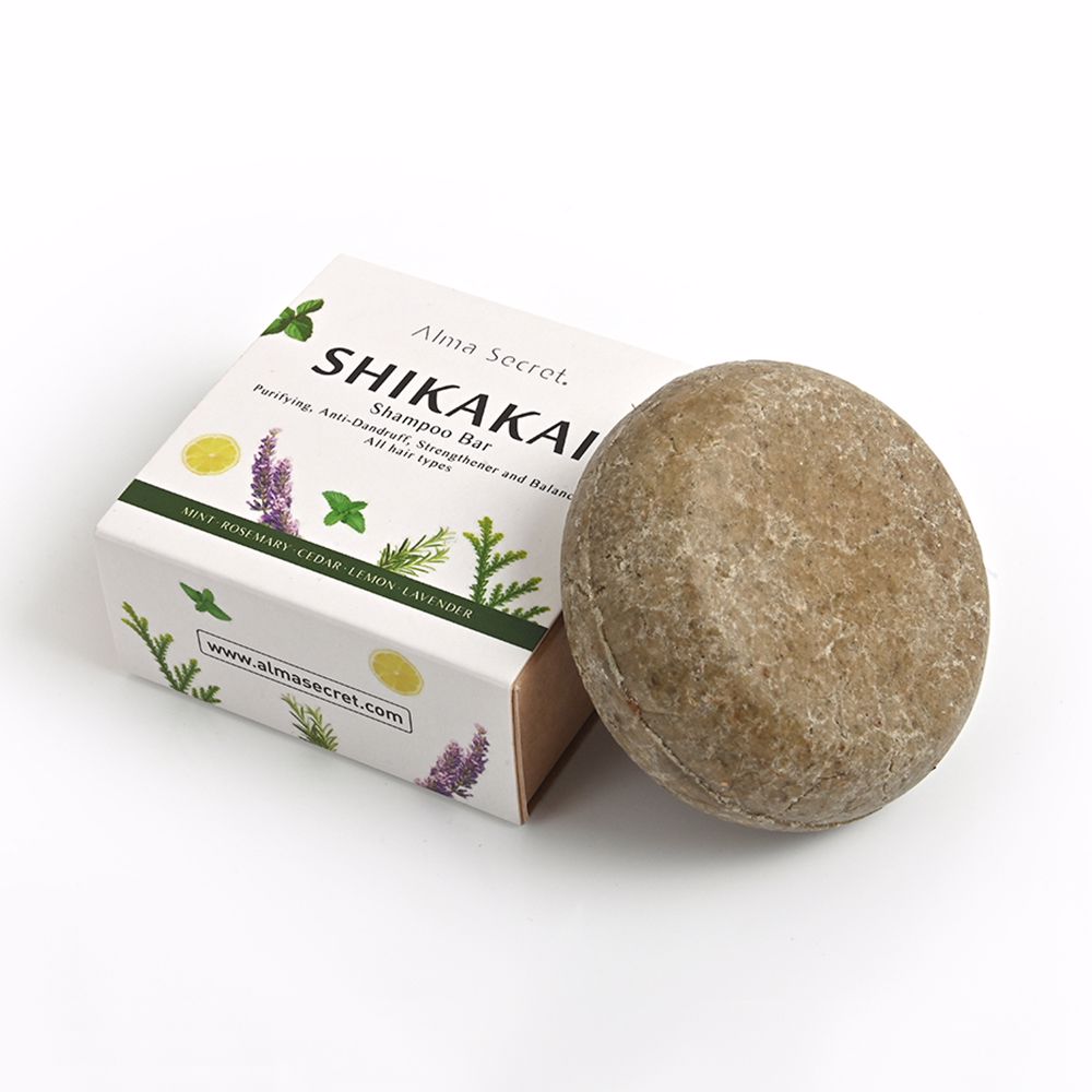 AlmaSecretShikakaiSolidShampoo85g Alma Secret Shikakai Solid Shampoo 85g