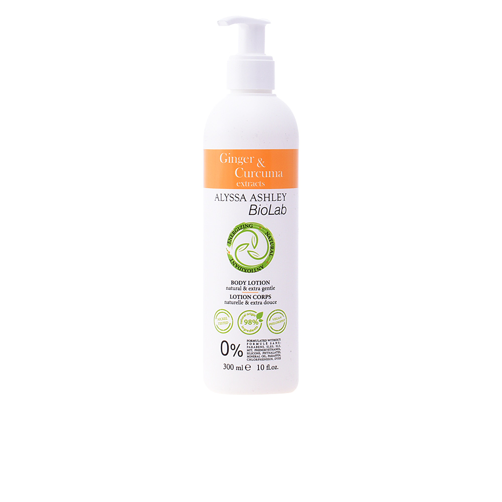 AlyssaAshleyBiolabGinger&CurcumaBodyLotion300ml Alyssa Ashley Biolab Ginger & Curcuma Body Lotion 300ml