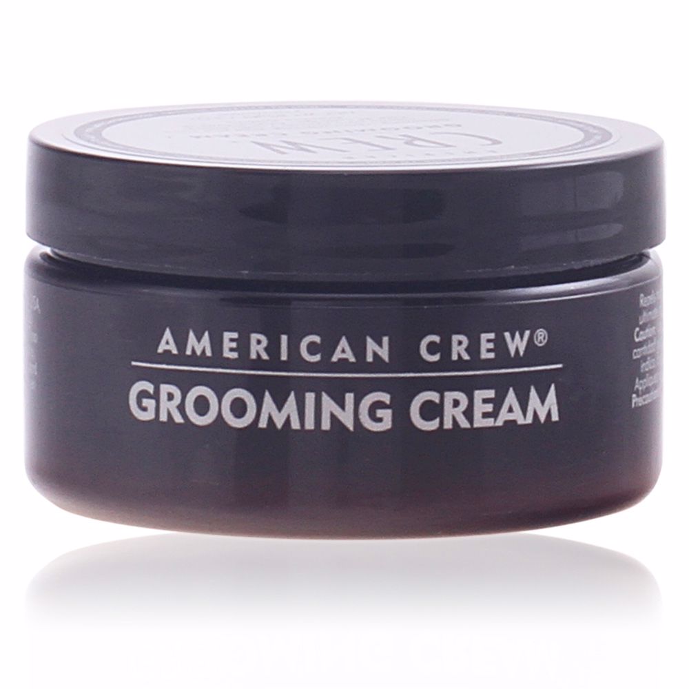 AmericanCrewGroomingCream85g Jar of American Crew Grooming Cream by American Crew, a grooming cream indicated for creating a sleek look and softening curly hair.