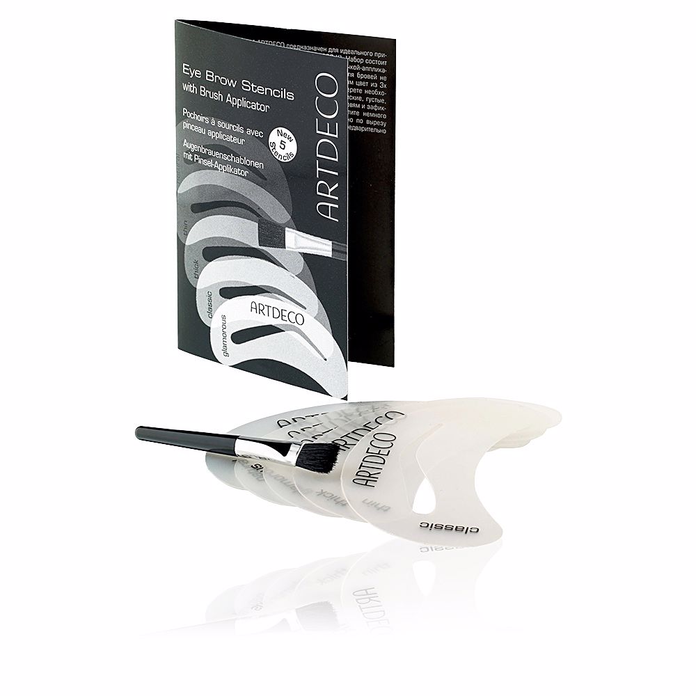 ArtdecoEyeBrowStencilsWithBrushApplicator Artdeco Eye Brow Stencils With Brush Applicator
