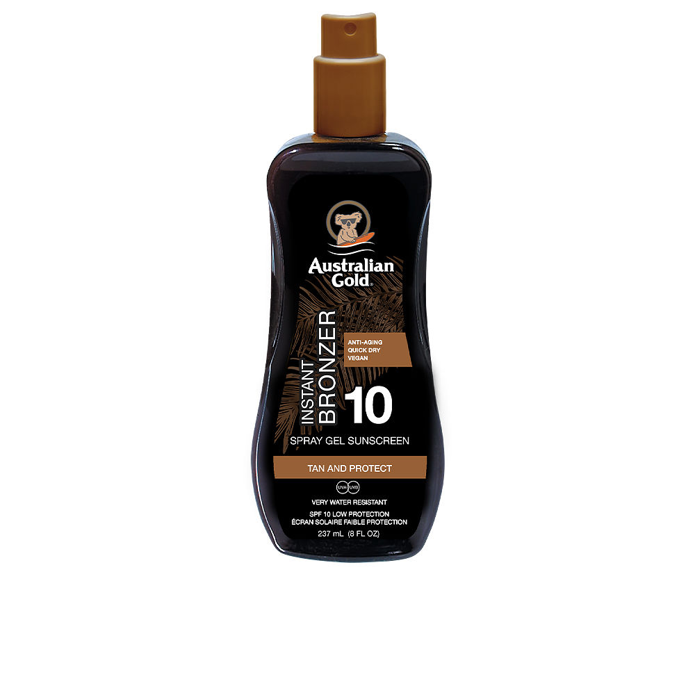 AustralianGoldSPF10InstantBronzerSprayGel237ml Australian Gold SPF10 Instant Bronzer Spray Gel 237ml - Image 1