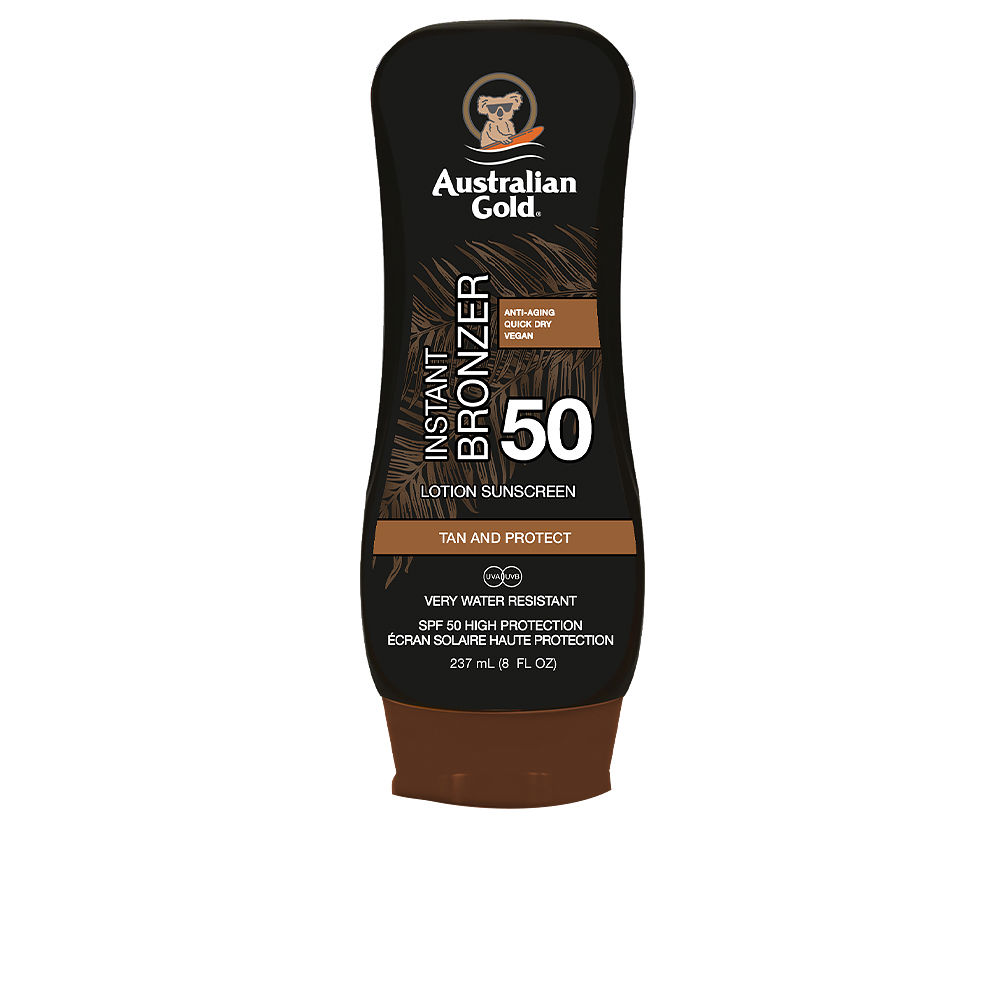 AustralianGoldSPF50InstantBronzerLotion237ml Australian Gold SPF50 インスタントブロンザーローション 237ml - 画像 (1)