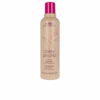 Bottle  of  Aveda  Cherry  Almond  Softening  Shampoo  by  Aveda,  a  creamy  shampoo  indicated  for  restoring  softness  and  shine  to  dry  hair.