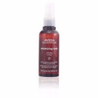 Spray  of  Aveda  Volumizing  Tonic  by  Aveda,  a  styling  spray  indicated  for  adding  volume,  body  and  lift  to  fine  to  medium  hair.